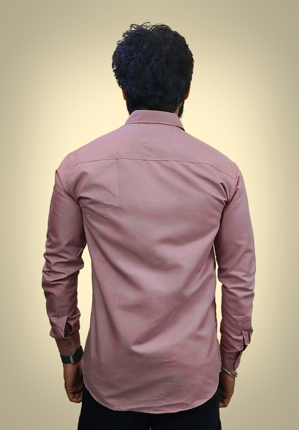Men's Dusty Rose Cotton Shirt
