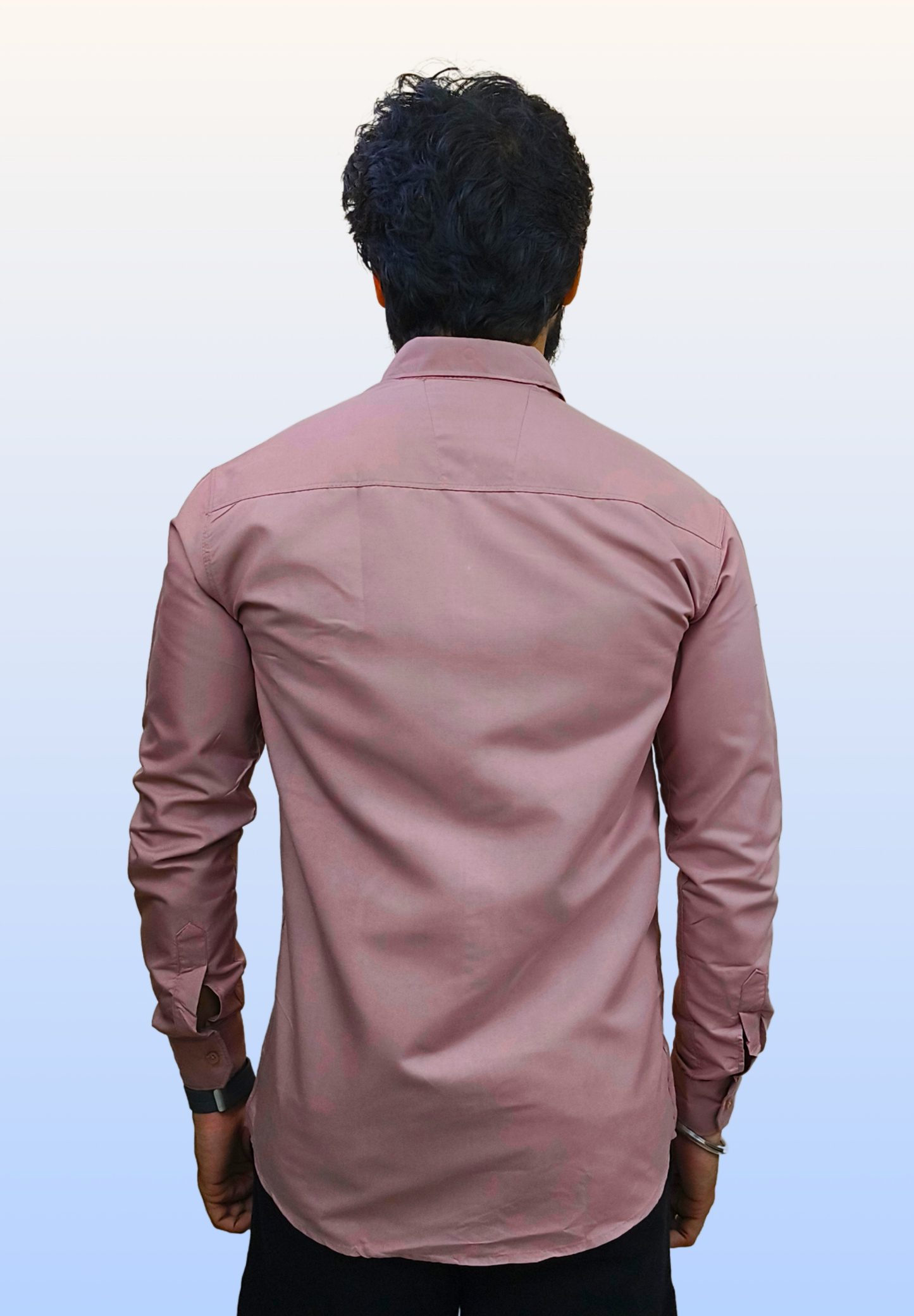 Men's Dusty Rose Cotton Shirt