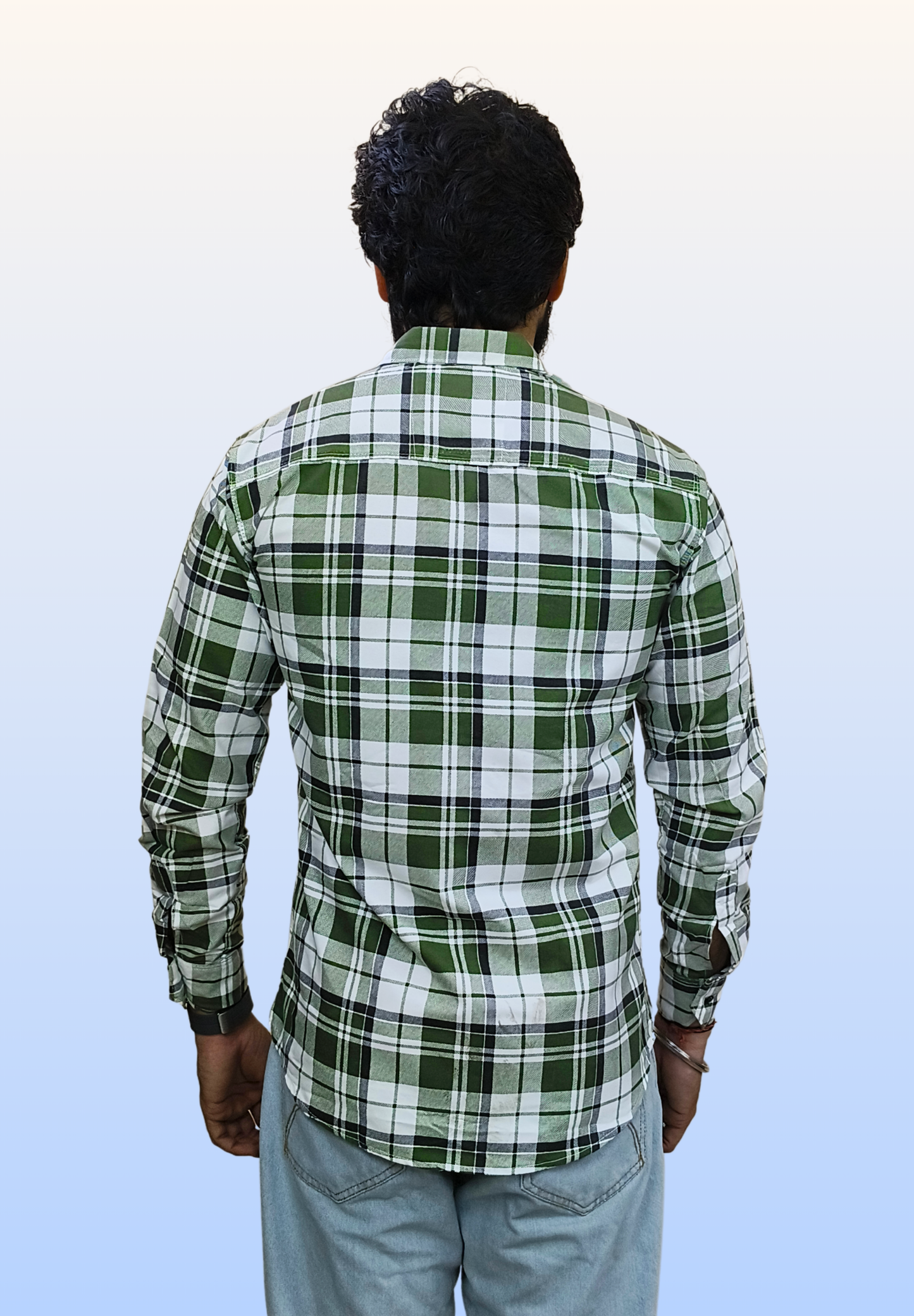 Men's Green Check Shirt
